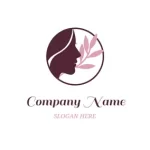 brown-woman-head-and-pink-leaf